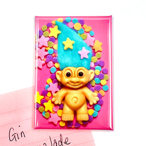 Cute Troll Fridge Magnet