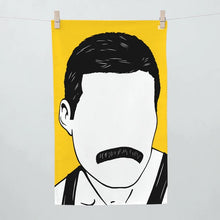 Load image into Gallery viewer, Freddie Mercury Tea Towel
