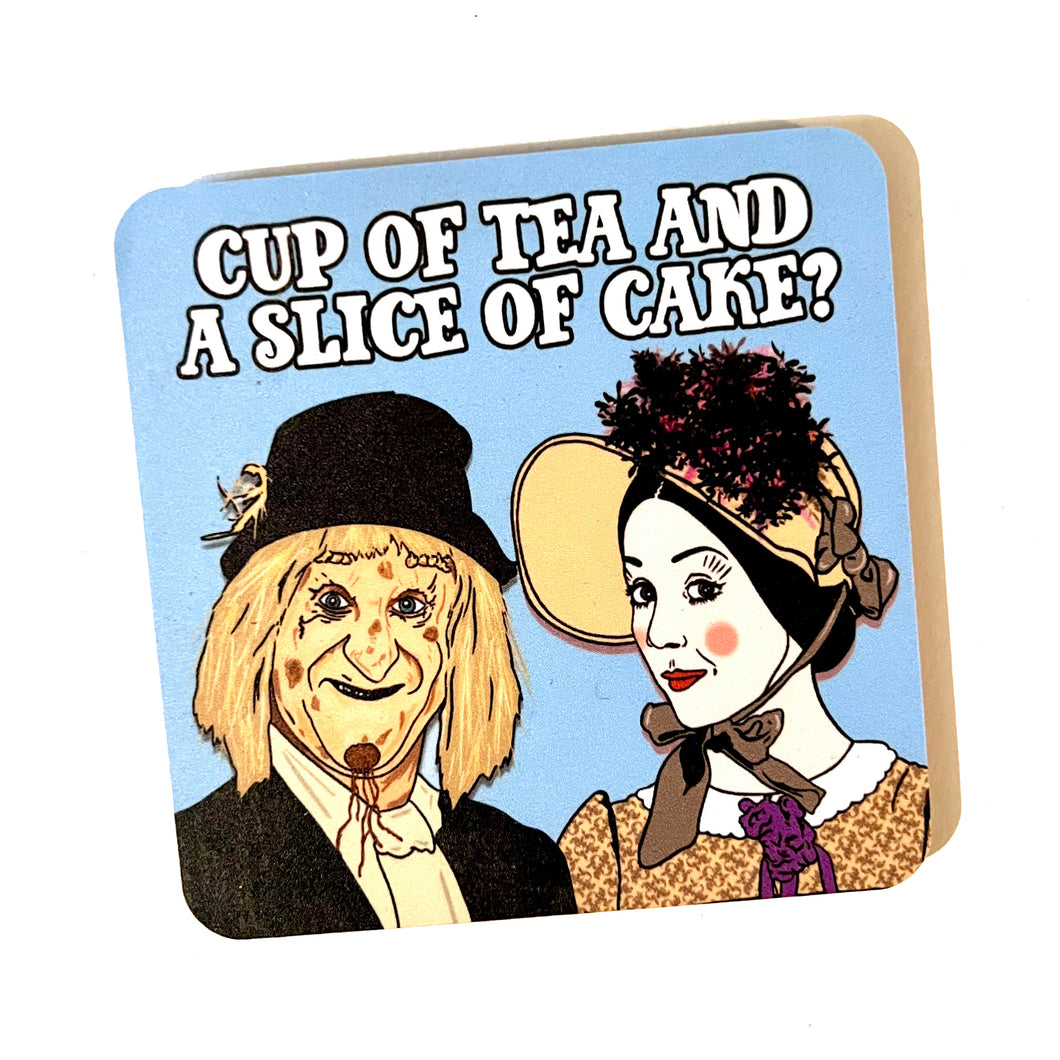 Worzel & Aunt Sally 1970s TV Inspired Drinks Coaster