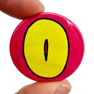Number 0 Button Pin Badge