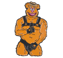 Load image into Gallery viewer, Funny Bear Enamel Pin
