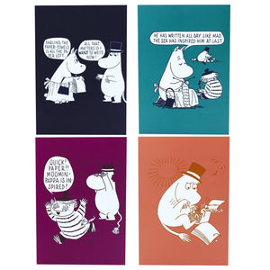 Set Of 4 Moomin Notebooks