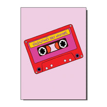Load image into Gallery viewer, Valentines Mixtape Greetings Card
