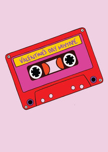 Valentines Mixtape Greetings Card