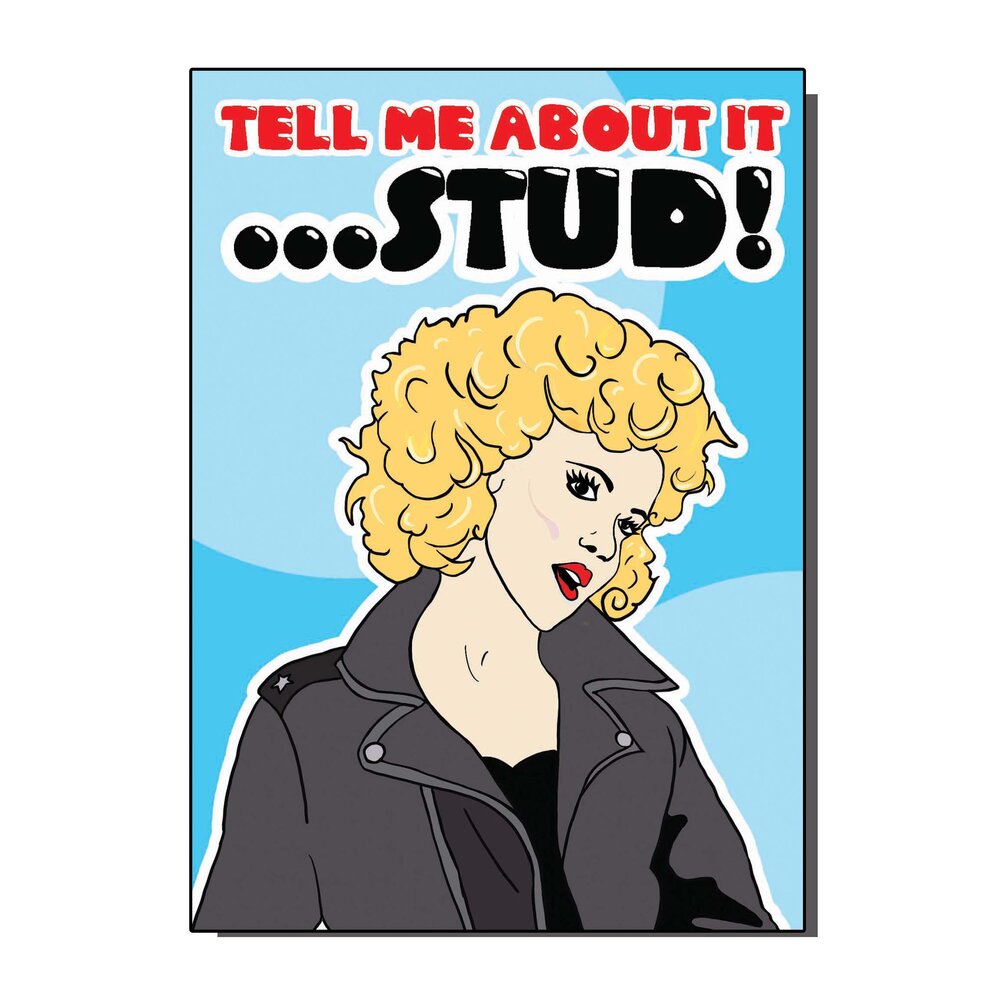Tell Me About It... Stud Greetings Card