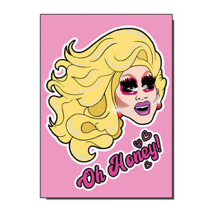 Oh Honey Greetings Card