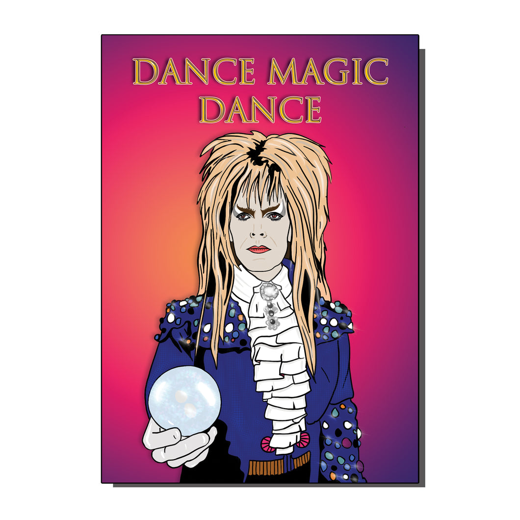 The Labyrinth Dance Magic Dance Inspired Greetings Card