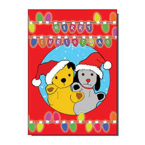 Sooty And Sweep Christmas Card