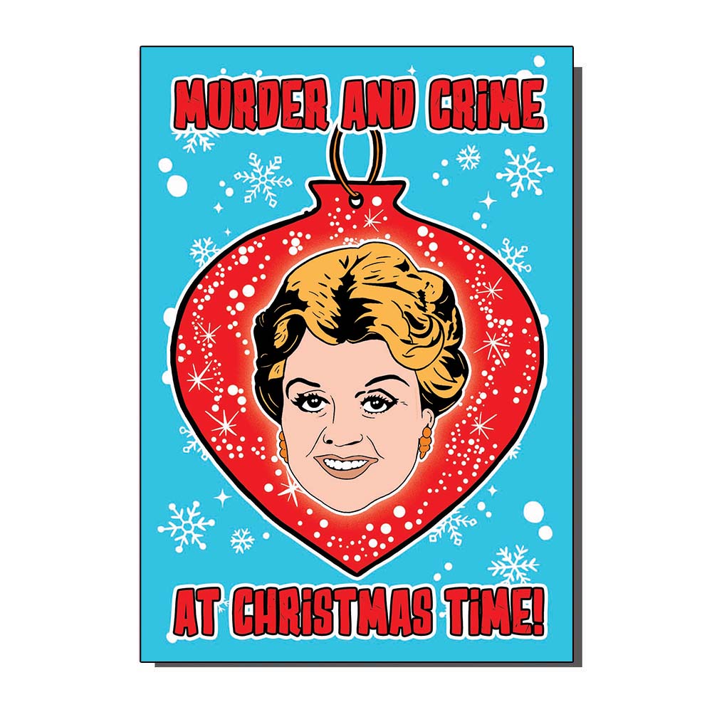 Murder She Wrote Jessica Fletcher Christmas Card