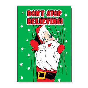 Don't Stop Believing Christmas Card