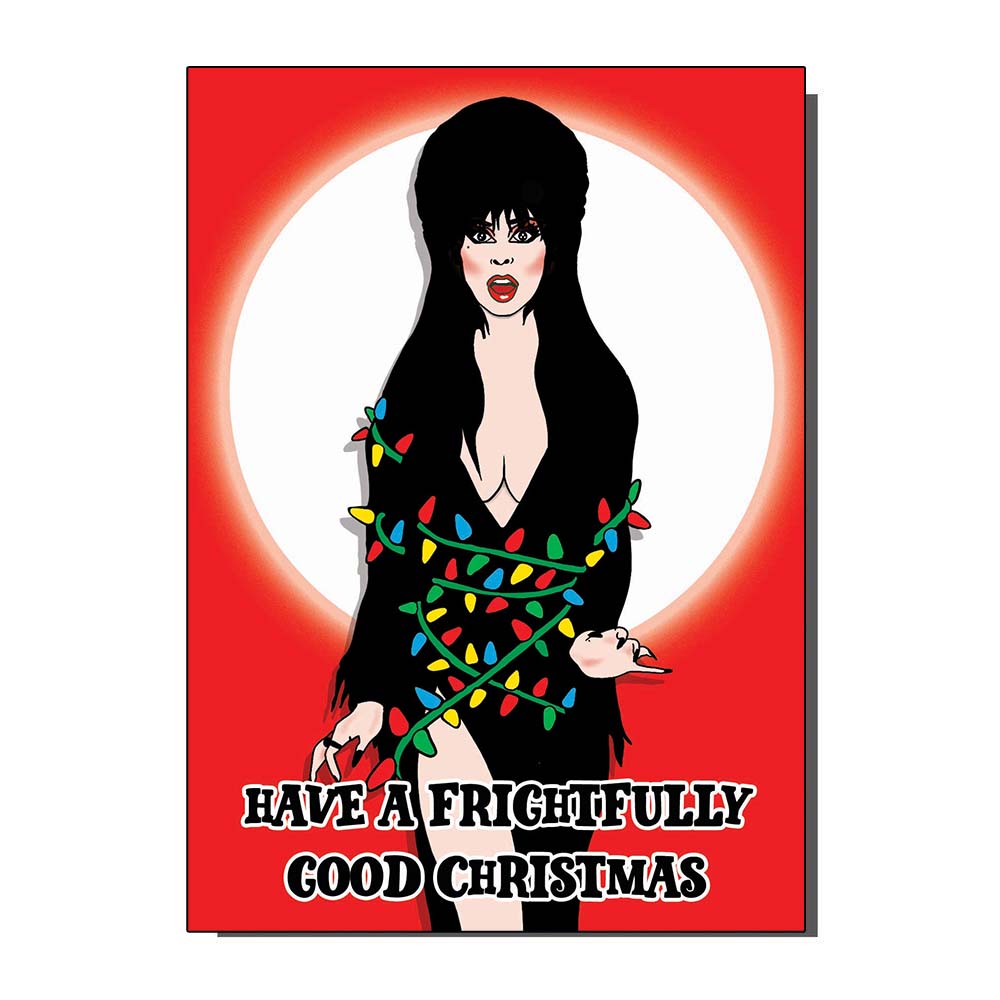Elvira A Frightfully Good Christmas Card