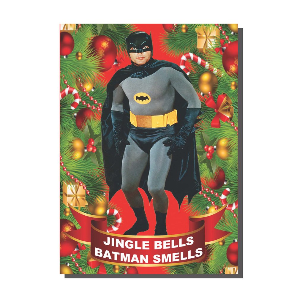 Batman Smells Christmas Card