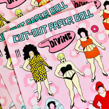 Load image into Gallery viewer, Cut Out Paper Doll Starring Divine Art Print
