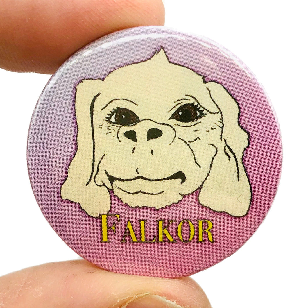 Falkor The Never Ending Story Button Pin Badge