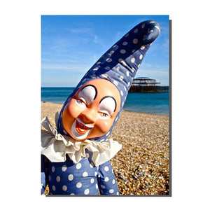 Hello Darlings Brighton Beach Clown Card