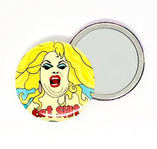 Load image into Gallery viewer, Divine Eat Shit Pocket Hand Mirror
