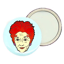 Load image into Gallery viewer, Dot Cotton I Ain&#39;t One To Gossip Pocket Hand Mirror
