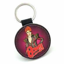 Load image into Gallery viewer, Bowie Glitter Keyring
