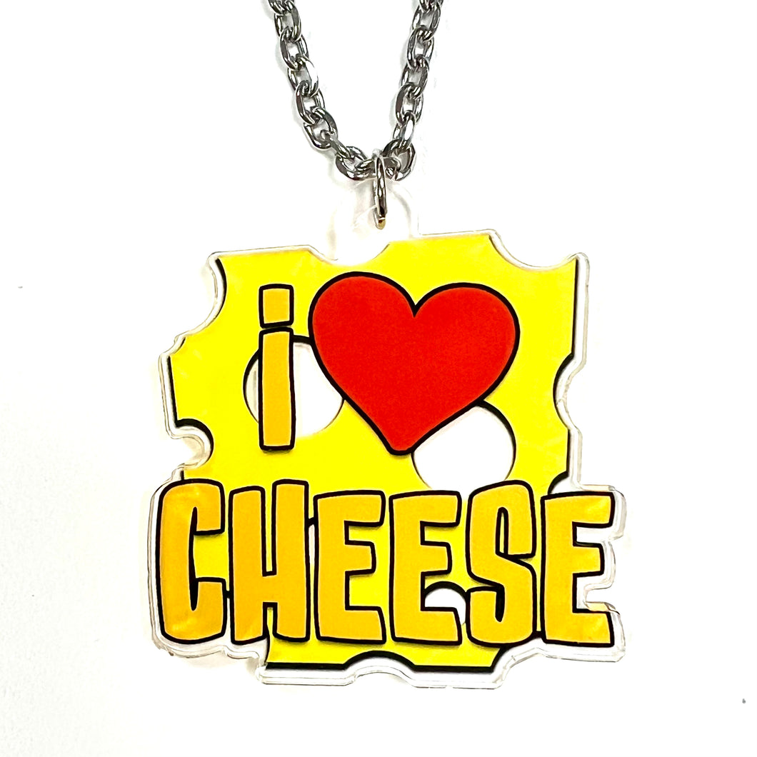 I ❤️ Cheese Necklace