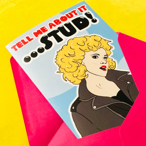 Tell Me About It... Stud Greetings Card
