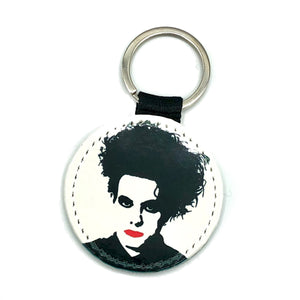 Robert Smith The Cure Glitter Keyring