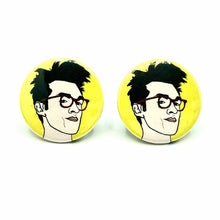 Load image into Gallery viewer, Morrissey Button Stud Earrings
