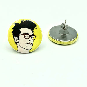 Morrissey Button Stud Earrings