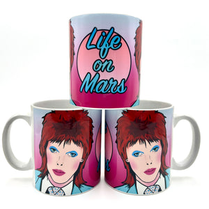 Life On Mars Bowie Inspired Ceramic Mug