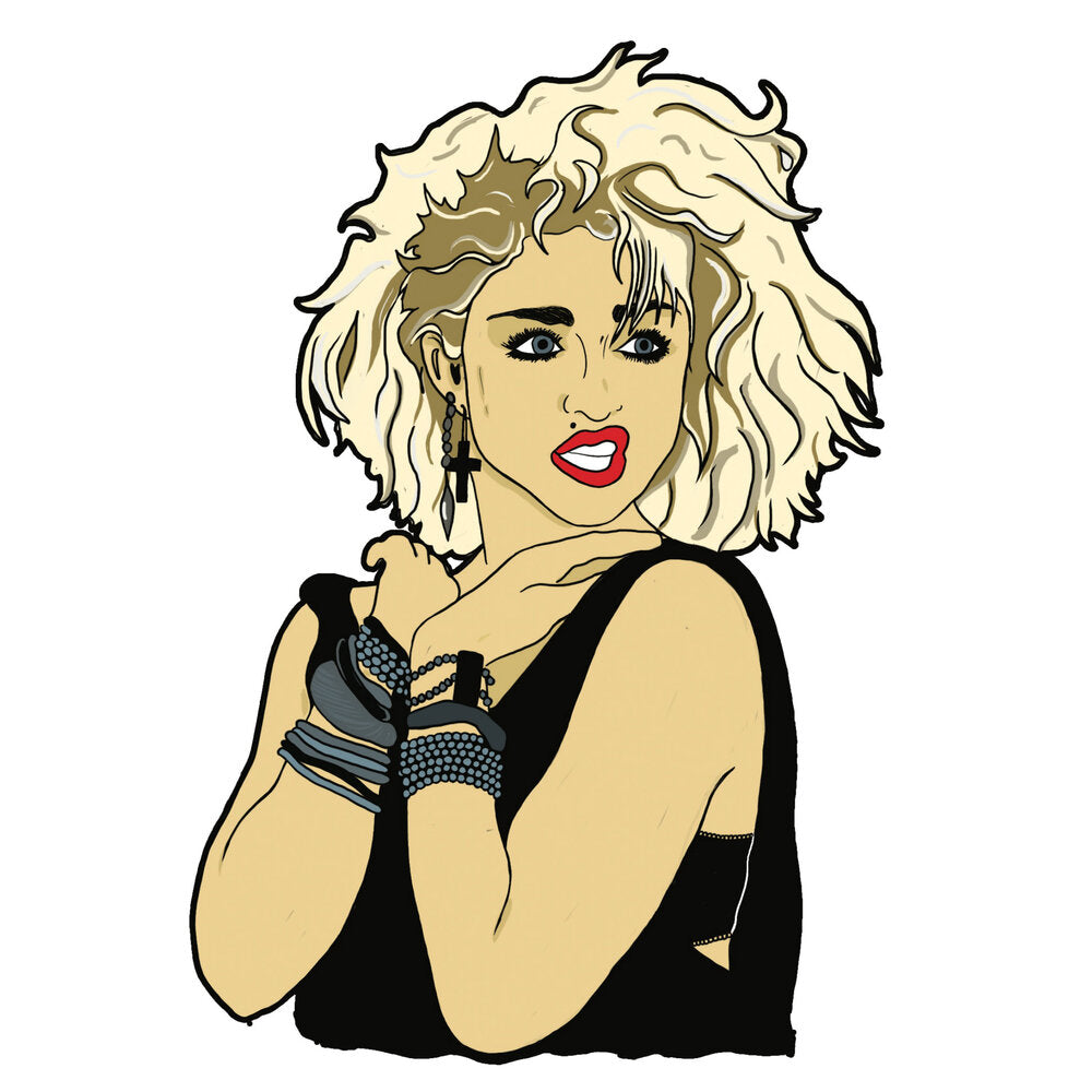 1980s Stylee Madonna Sticker