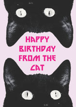 Load image into Gallery viewer, Happy Birthday From The Cat Card
