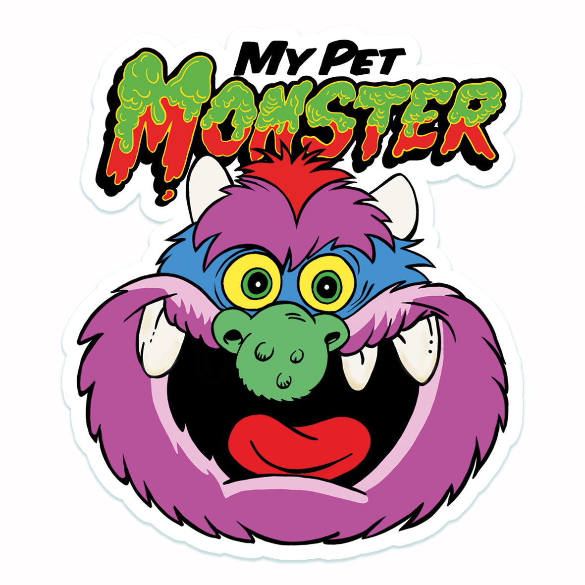 My Pet Monster Vinyl Sticker – Bite Your Granny