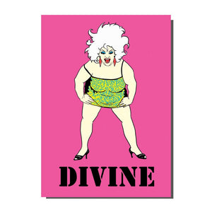Divine John Waters Greetings Card