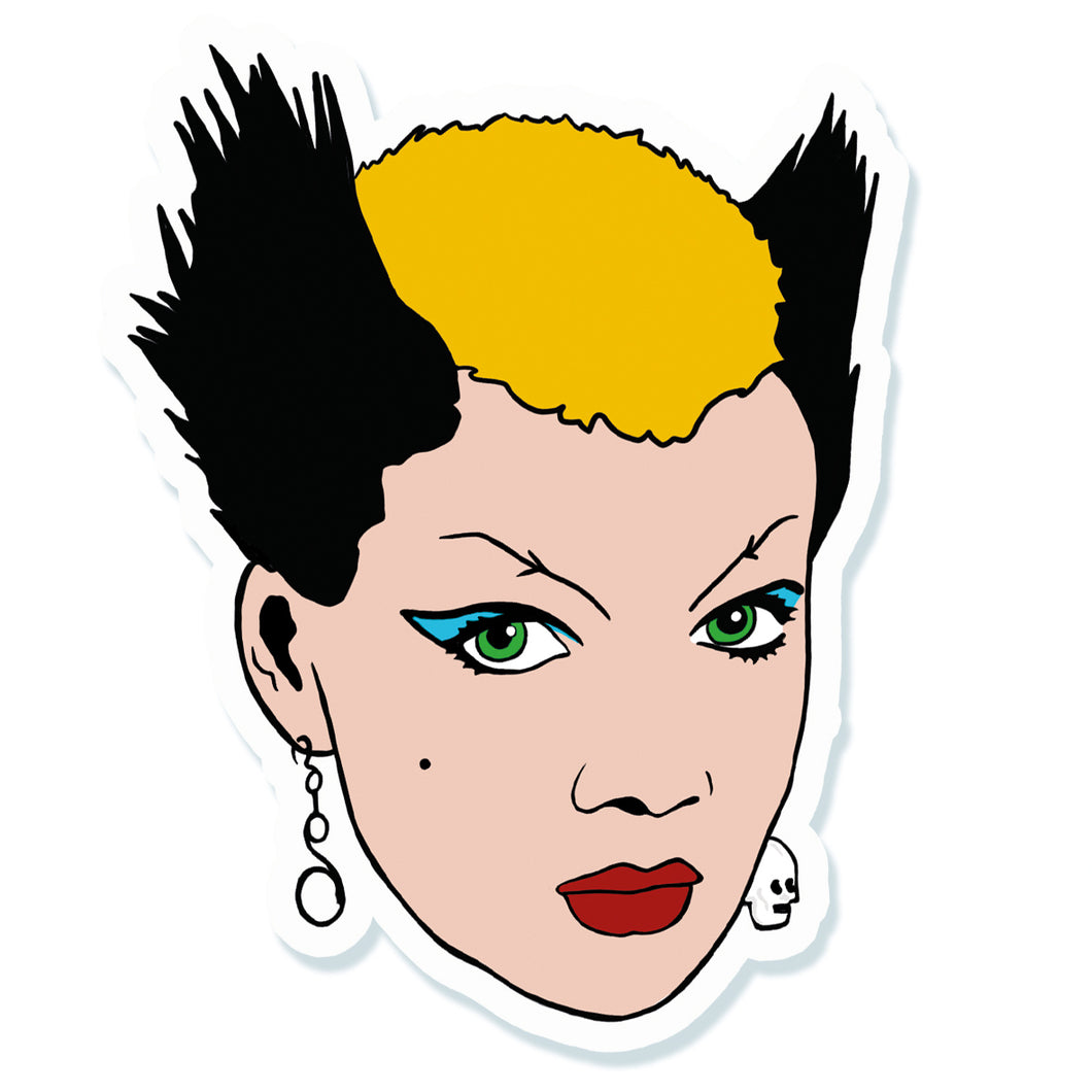 Punk Icon Soo Cat Woman Vinyl Sticker