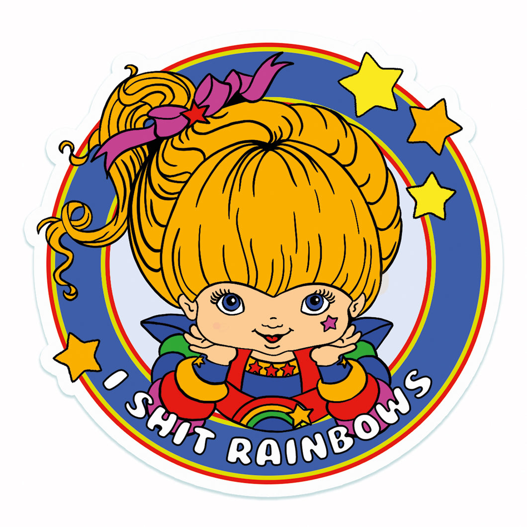 I Shit Rainbows Vinyl Sticker