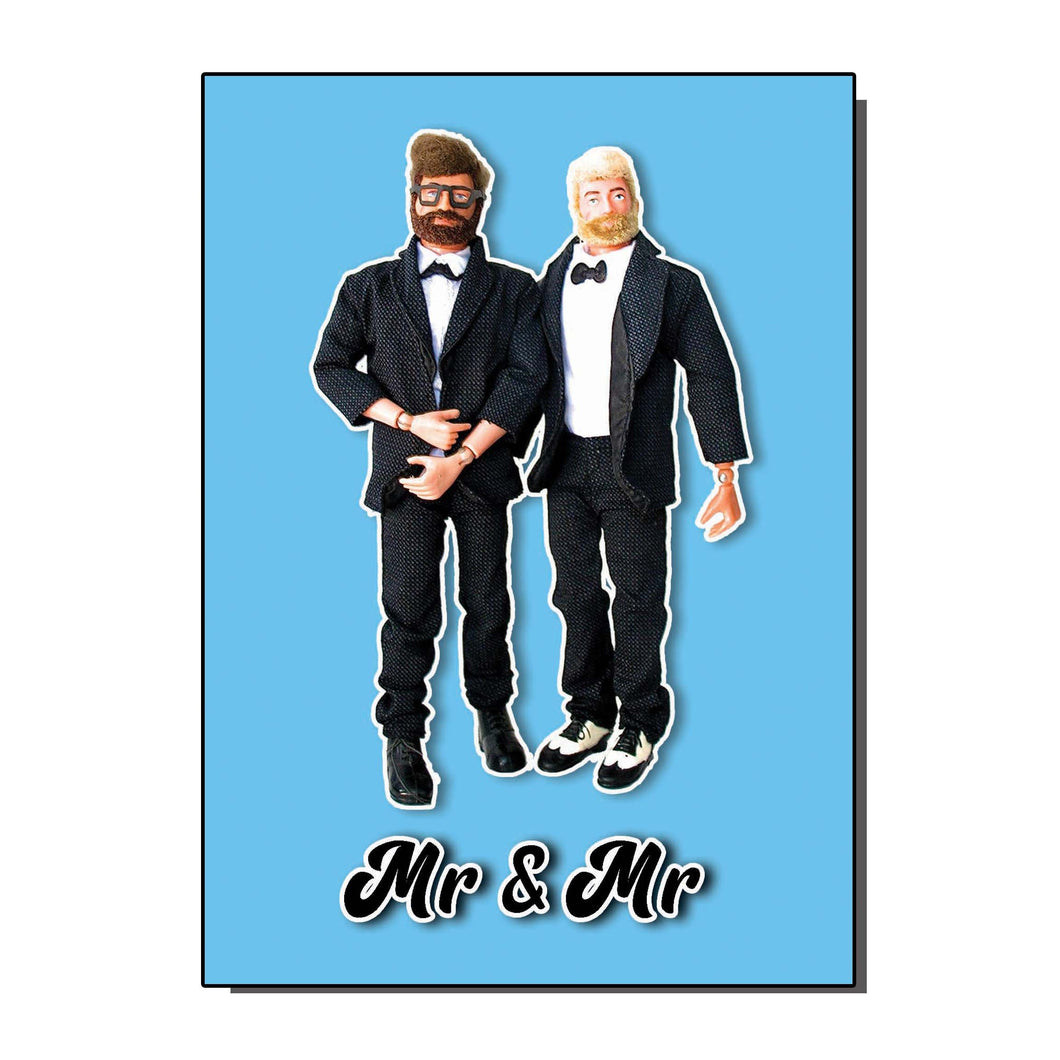 Mr & Mr Greetings Card