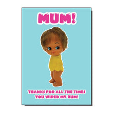Load image into Gallery viewer, Thanks Mum Greetings Card
