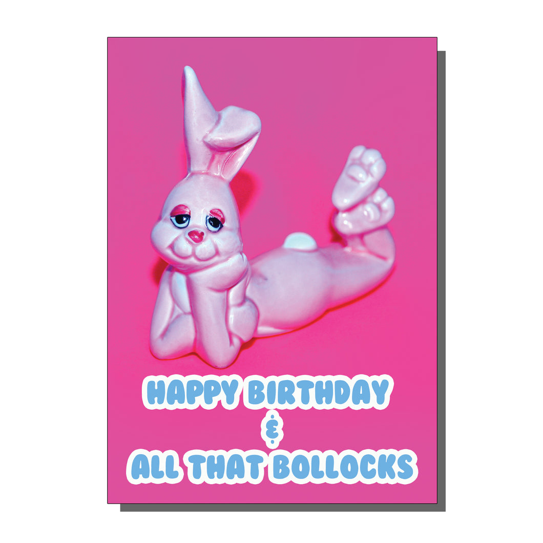 Happy Birthday & All That Bollox Greetings Card