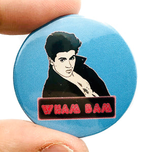 Wham Bam Button Pin Badge