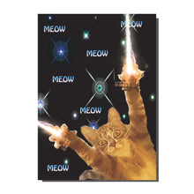 Load image into Gallery viewer, Zap Meow Zap Space Kitty Card
