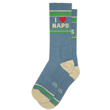 Load image into Gallery viewer, I ❤️ Naps Unisex Ribbed Socks
