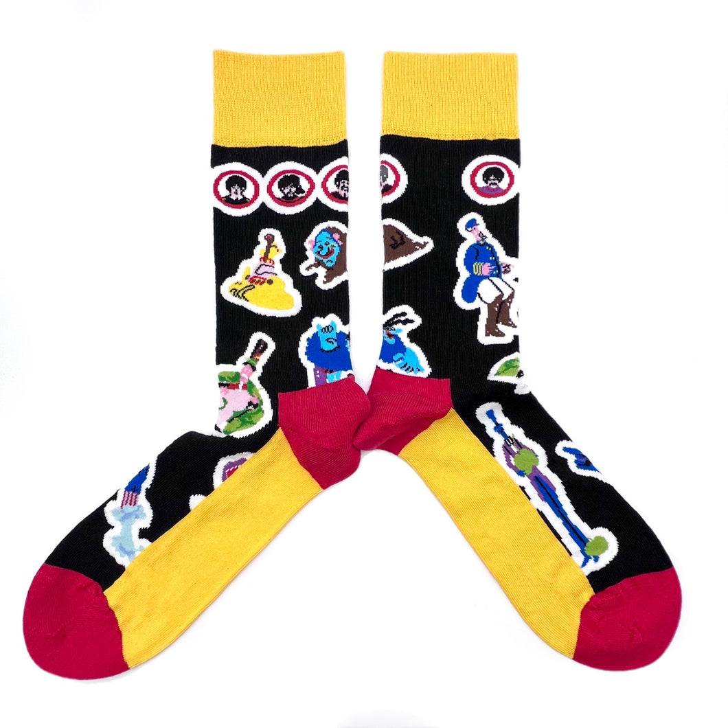 The Beatles Yellow Submarine Socks