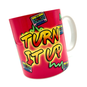 Turn It Up Boombox Ceramic Mug