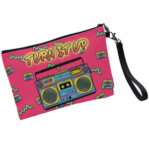 Boombox Turn It Up Cosmetic Pouch
