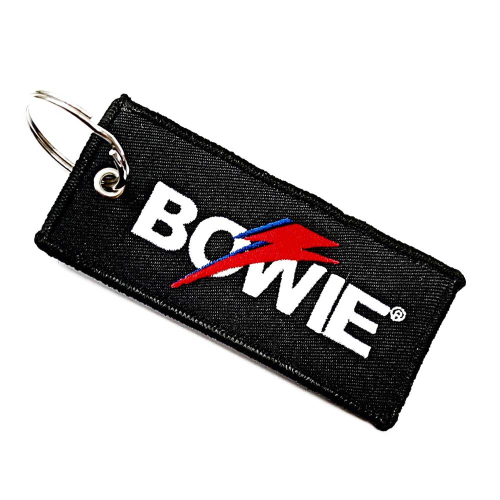 David Bowie Patch Keyring