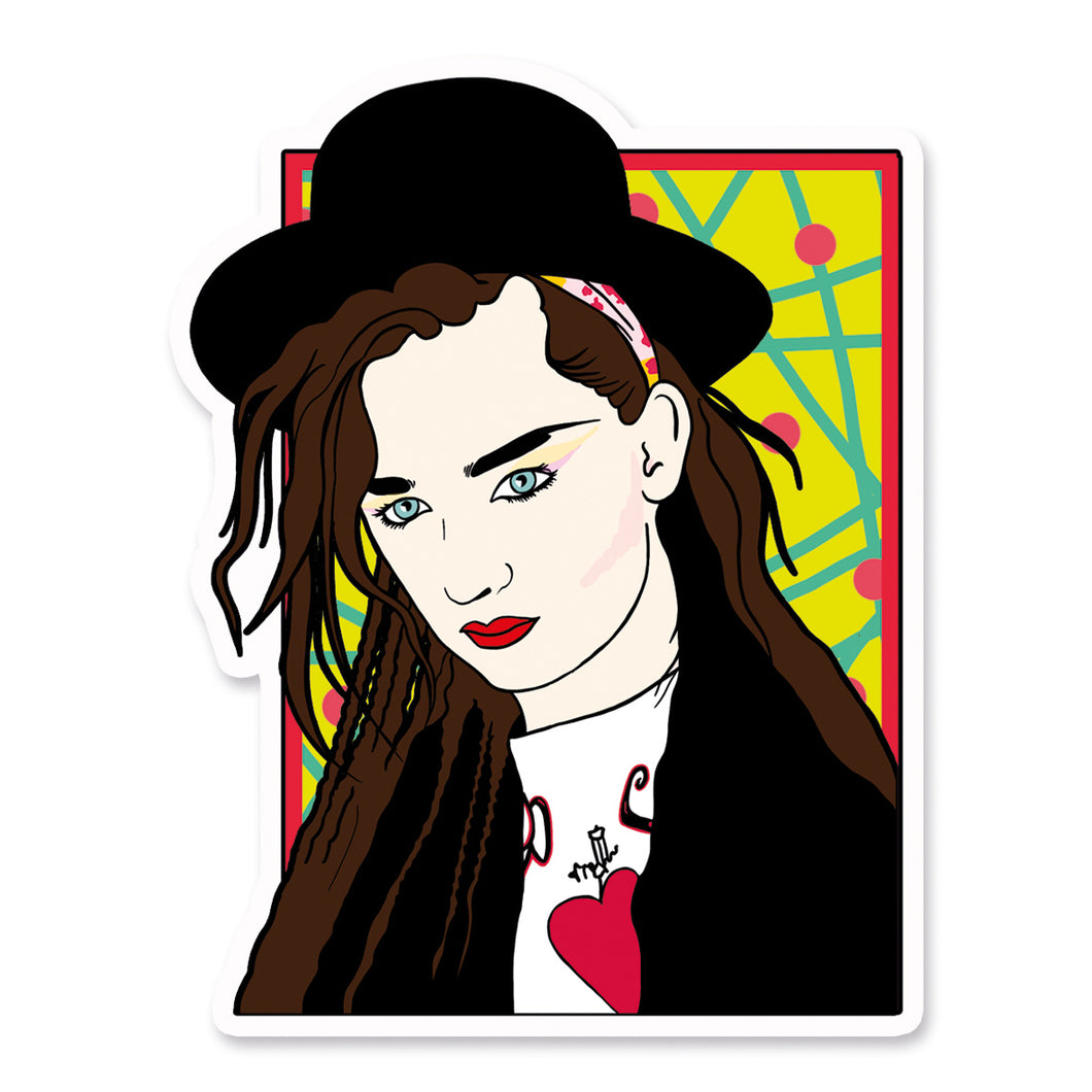 Boy George Vinyl Sticker