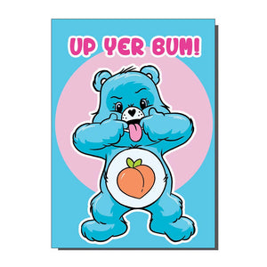 Up Yer Bum! Greetings Card