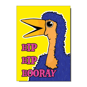 Emu Hip Hip Hooray Greetings Card
