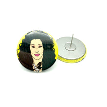 Load image into Gallery viewer, 1980s Stylee Cher Button Stud Earrings
