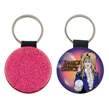Load image into Gallery viewer, The Labyrinth Dance Magic Dance Inspired Glitter Keyring
