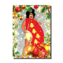 Load image into Gallery viewer, Divine Fan Girl Christmas Card
